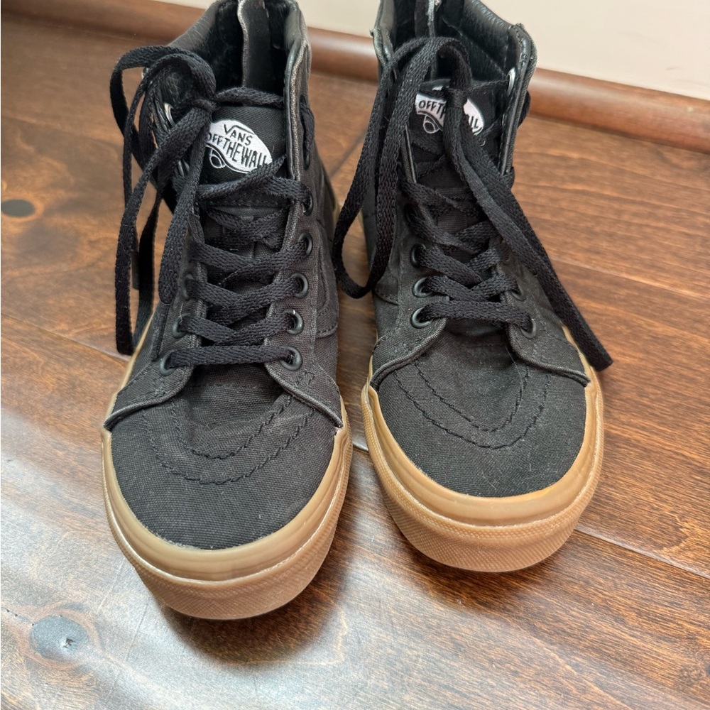 Vans Black High-Top Sneakers - youth